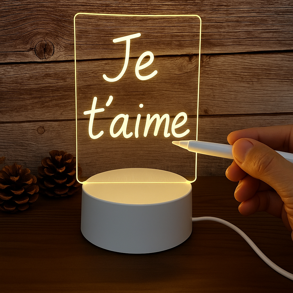 Lampe Message LED Personnalisable