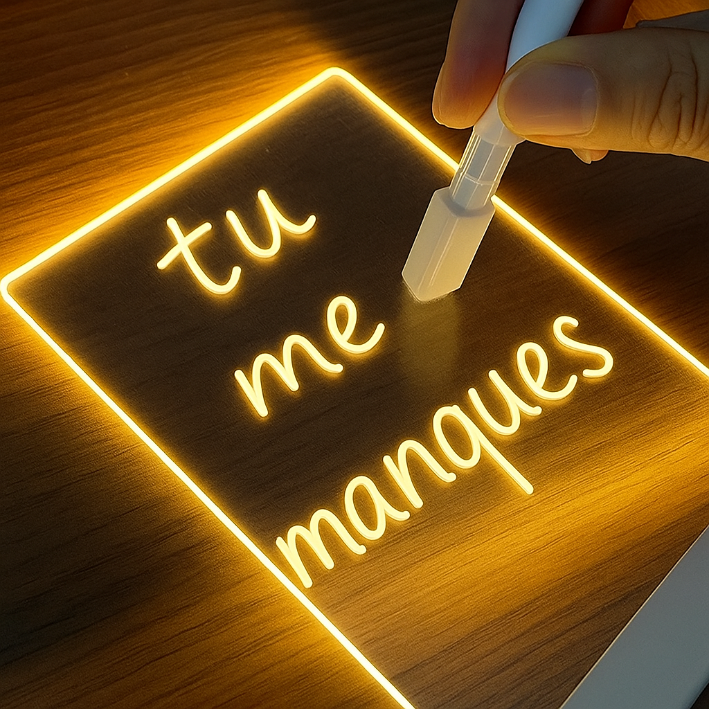 Lampe Message LED Personnalisable